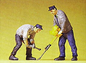 Track Workers w/Tamper & Wrench