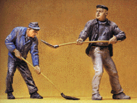 Construction Workers w/Shovels