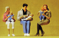 Seated Parents w/Babies