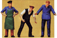 Delivery Men in Work Clothes