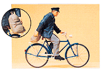 Pedestrians -- Man On a Bicycle