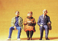 Seated People -- Wearing Fall Clothes