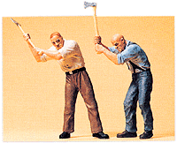 People Working -- Wood Cutters w/Axes