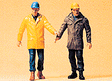 People Working -- Modern Workmen Walking