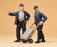 Pedestrians -- Delivery Men w/Dolly