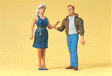 Pedestrians -- Passers-by Man & Woman