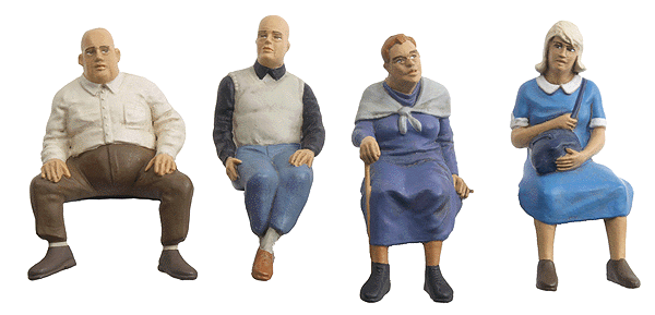 Pedestrians -- Seated Travellers #2