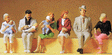 Value Series Figures -- Seated Passengers pkg(6)