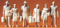 Unpainted Figures -- Standing Passengers