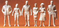 Unpainted Figures -- Passers-By