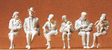 Unpainted Figures -- Seated Passengers
