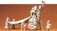 Unpainted Figures -- Wedding Party