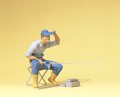Pedestrians -- Fisherman w/Accessories
