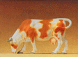 Domestic Animal Figures, 1/24 - 1/25 Scale -- Cow Grazing w/Head Down