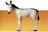Domestic Animal Figures, 1/24 - 1/25 Scale -- Standing Donkey