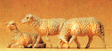 Domestic Animal Figures, 1/24 - 1/25 Scale -- Assorted Sheep