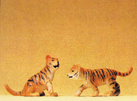 Wild Animal Figures, 1/24 - 1/25 Scale -- Tiger Cubs