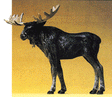 Wild Animal Figures, 1/24 - 1/25 Scale -- Bull Moose Standing
