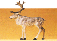 Wild Animal Figures, 1/24 - 1/25 Scale - Individual -- Standing Reindeer