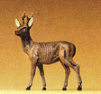 Wild Animal Figures, 1/24 - 1/25 Scale -- Roe Buck Standing