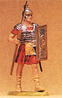 Roman Legions Figures 1/25 Scale -- Marching Soldier w/Spear & Shield