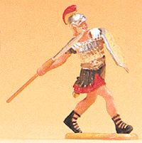 Roman Legions Figures 1/25 Scale -- Soldier Running w/Spear