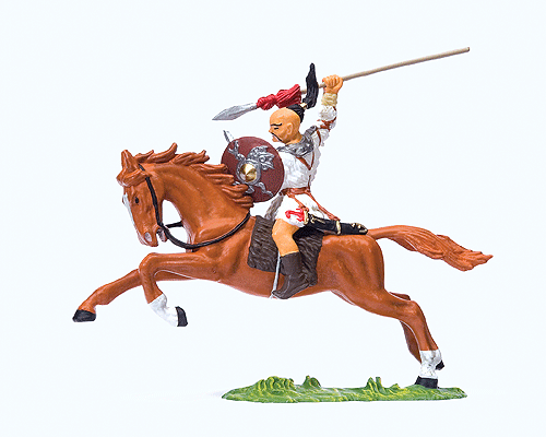 Elastolin Hun Warrior -- Pitching a Spear