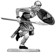 Norman Warrior Figures 1/25 Scale -- Soldier Running w/Spear & Shield