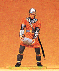 Norman Warrior Figures 1/25 Scale -- Soldier Carrying Stone