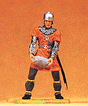 Norman Warrior Figures 1/25 Scale -- Soldier Carrying Stone