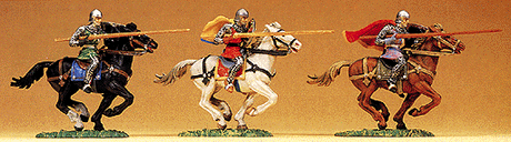 Norman Warrior Figures 1/25 Scale -- Soldier Riding w/Lance #2