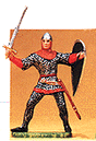 Norman Warrior Figures 1/25 Scale -- Armored Soldier w/Sword #1
