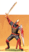 Norman Warrior Figures 1/25 Scale -- Armored Soldier w/Sword #2
