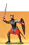 Norman Warrior Figures 1/25 Scale -- Armored Soldier w/Sword #3