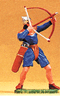 Norman Warrior Figures 1/25 Scale -- Archer Shooting Upward