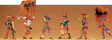 European Soldier Figures - 1500s 1/25 Scale -- Mercenary Marching w/Halberd