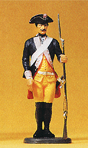 Prussian Army Circa 1756, 7th Infantry 1/24 Scale -- Musketeer w/Musket