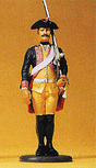 Prussian Army Circa 1756, 7th Infantry 1/24 Scale -- Musketeer w/Musket On Shoulder