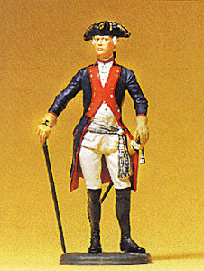Prussian Army Circa 1756, 38th Infantry 1/24 Scale -- Officer