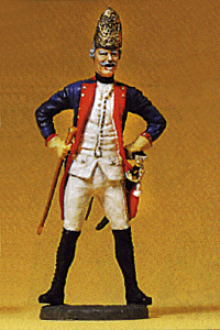 Prussian Army Circa 1756, 38th Infantry 1/24 Scale -- Noncommissioned Officer of Fusiliers