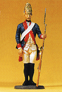 Prussian Army Circa 1756, 38th Infantry 1/24 Scale -- Fusilier w/Musket