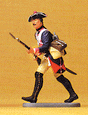 Prussian Army Circa 1756, 7th Infantry 1/24 Scale -- Musketeer Advancing