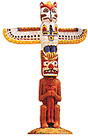 Wild West Figures - Native Americans: 1:25 -- Totem Pole