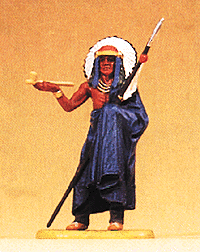 Wild West Figures - Native Americans: 1:25 -- Indian Chief w/Spear Offering Pipe