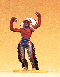 Wild West Figures - Native Americans: 1:25 -- Indian Chief Performing Ceremonial Dance