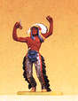 Wild West Figures - Native Americans: 1:25 -- Indian Chief Performing Ceremonial Dance