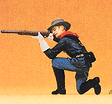 United States Cavalry: 1:25 -- Kneeling Trooper, Firing Rifle
