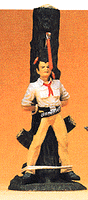 Wild West Figures - Cowboys & Trappers 1/25 Scale -- Cowboy Tied To Tree