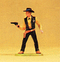 Wild West Figures - Cowboys & Trappers 1/25 Scale -- Sheriff w/Drawn Pistol