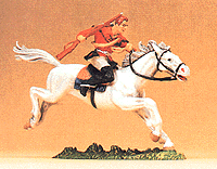 Wild West Figures - Cowboys & Trappers 1/25 Scale -- Mounted Cowboy w/Rifle